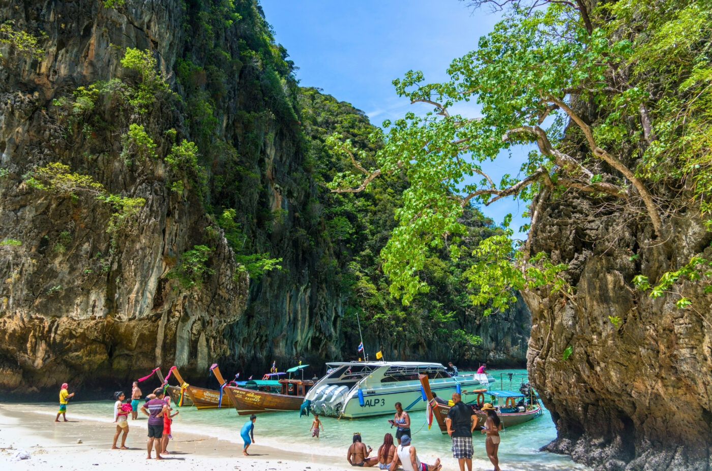Private Boat Tour, Krabi tour packages, 4 Islands Tour Krabi, Hong Island tour Krabi, Phi Phi Island tour, Krabi private boat tour, Krabi snorkeling tour